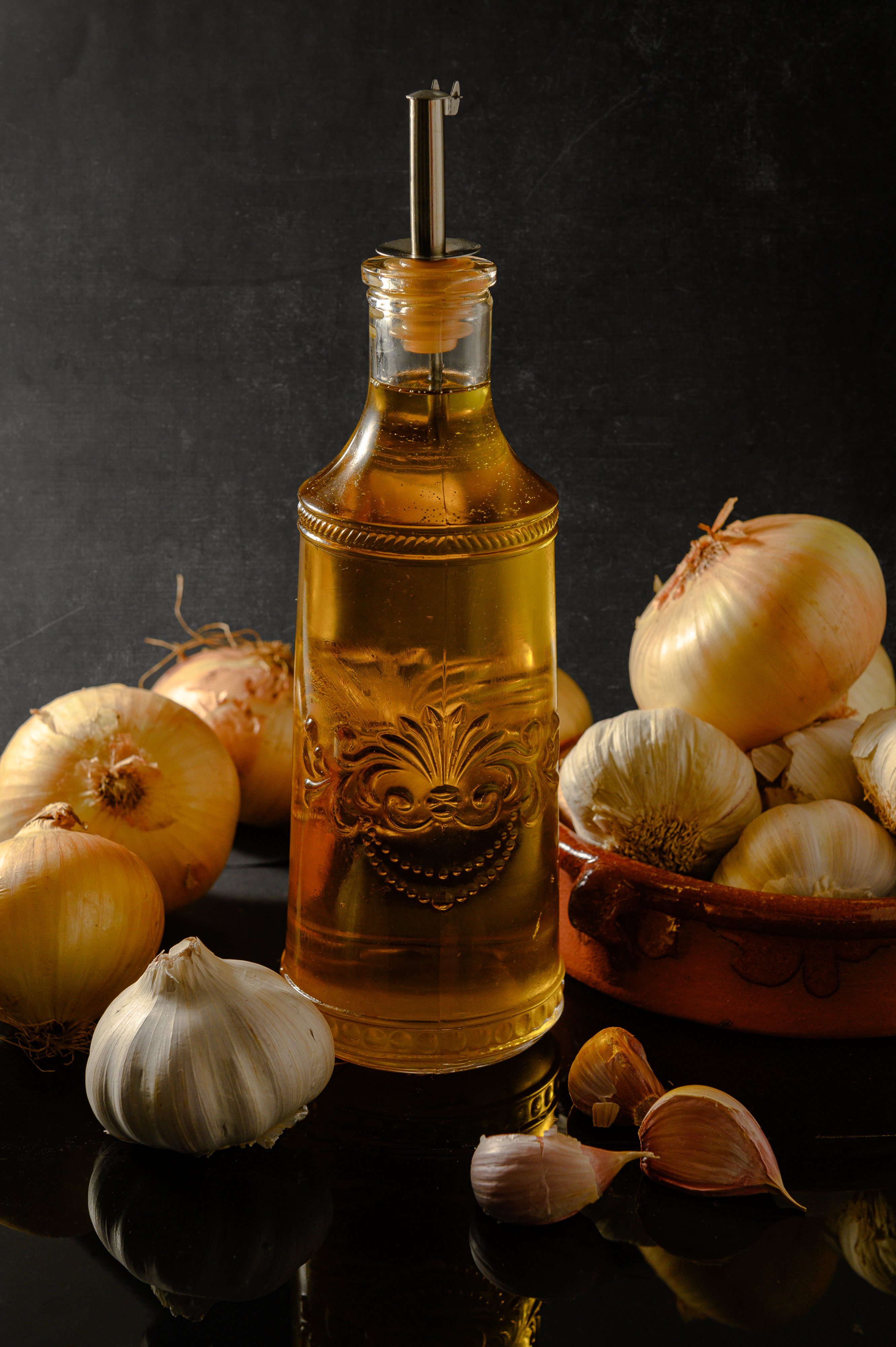 papas y aceite de oliva